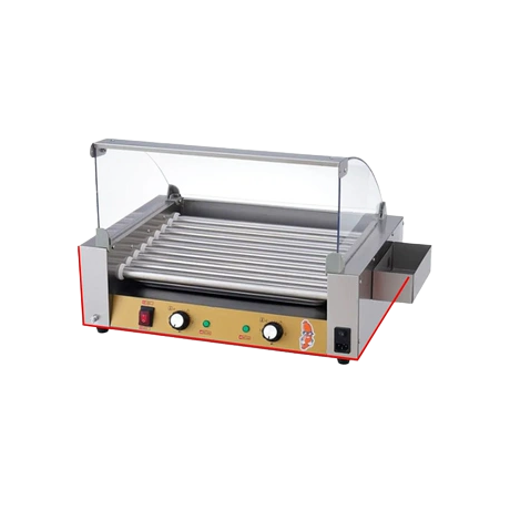 Hot Dog Roller Grill Commercial - Máquinas Comerciais de Snacks, Máquina Elétrica