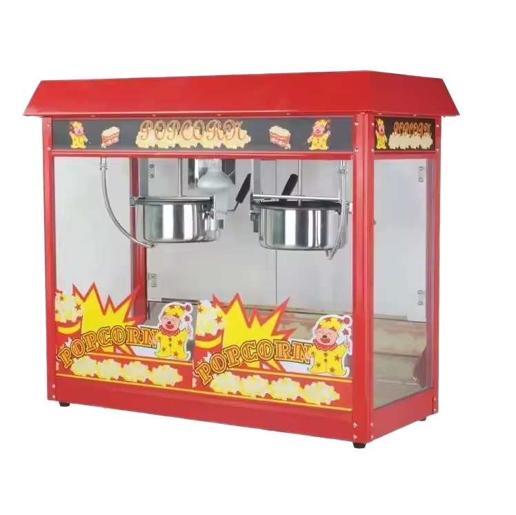 Commercial Popcorn Machine 8Oz Kettle - Máquina de Pipoca Elétrica Comercial Red