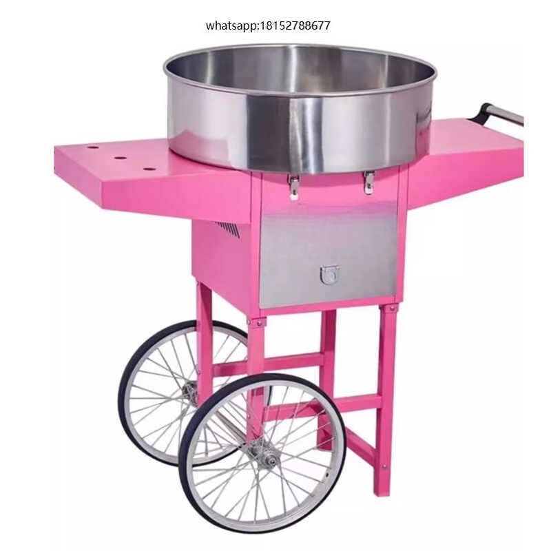 Commercial Cotton Candy Cart - Máquina Comercial de Algodão Doce com