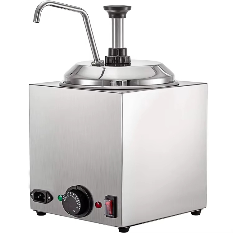 Commercial Nacho Cheese Warmer Dispenser - Máquina de Derreter Chocolate e Aquecedor