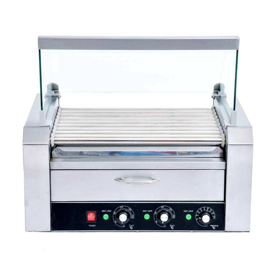 Hot Dog Roller Grill Commercial - Grelhador de Rolos para Hot Dog