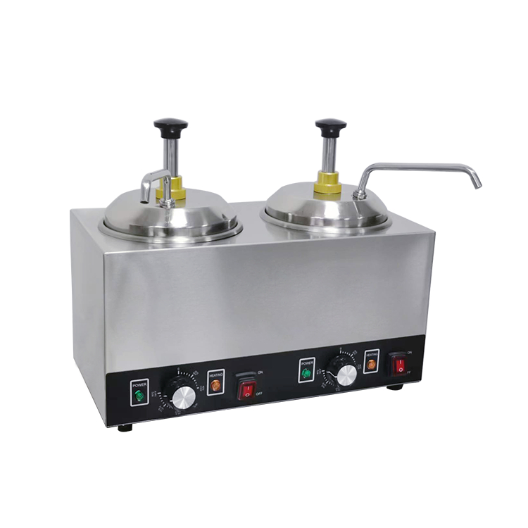 Commercial Nacho Cheese Warmer Dispenser - Aquecedor de queijo elétrico de aço