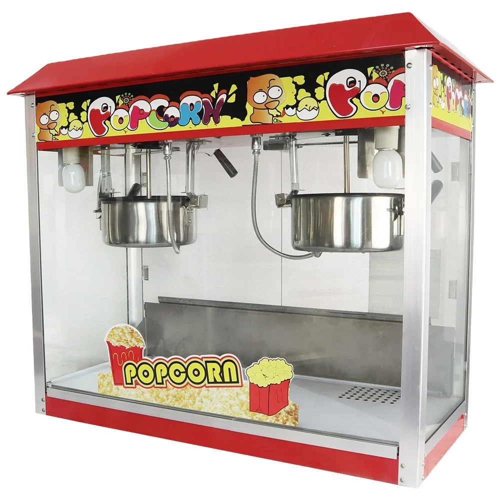 Commercial Popcorn Maker 16Oz - Máquina de Pipoca Elétrica Comercial Industrial