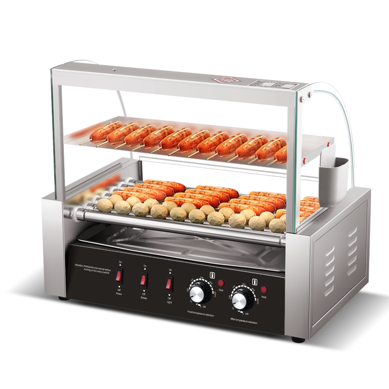 Hot Dog Roller Grill Commercial - Máquina Comercial de Hot Dog com
