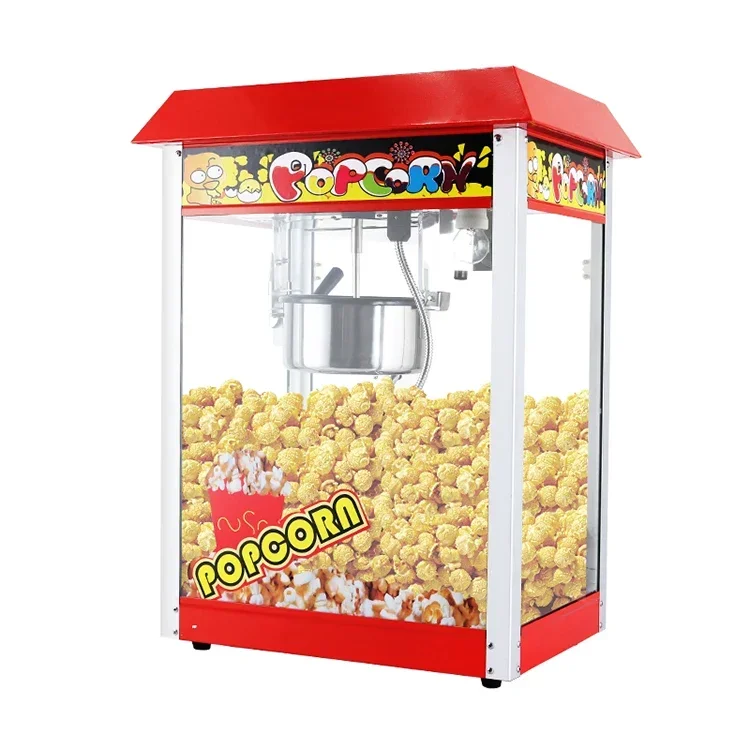 Commercial Popcorn Machine 8Oz Kettle - Máquina de Pipoca Elétrica Comercial para