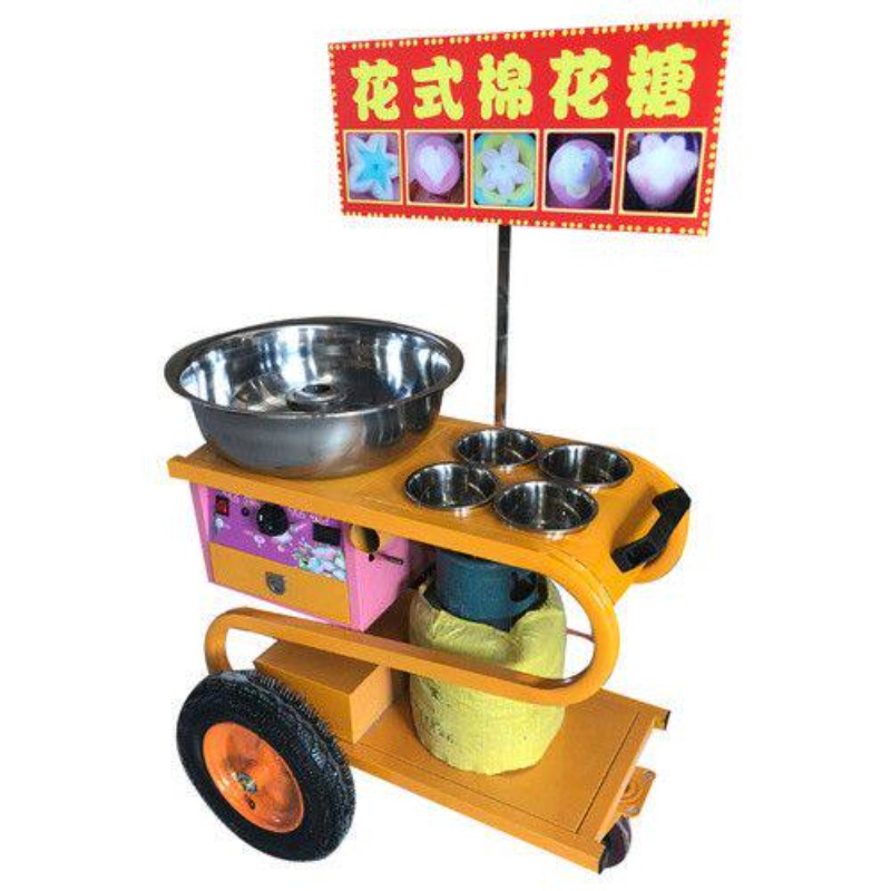 Carrinho de Algodão Doce em Aç - Commercial Cotton Candy Cart avaliação e preço
