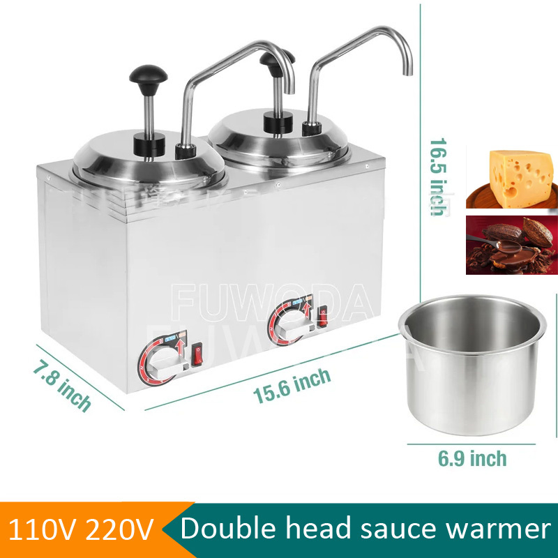Dispensador elétrico de mantei - Commercial Nacho Cheese Warmer Dispenser avaliação e preço