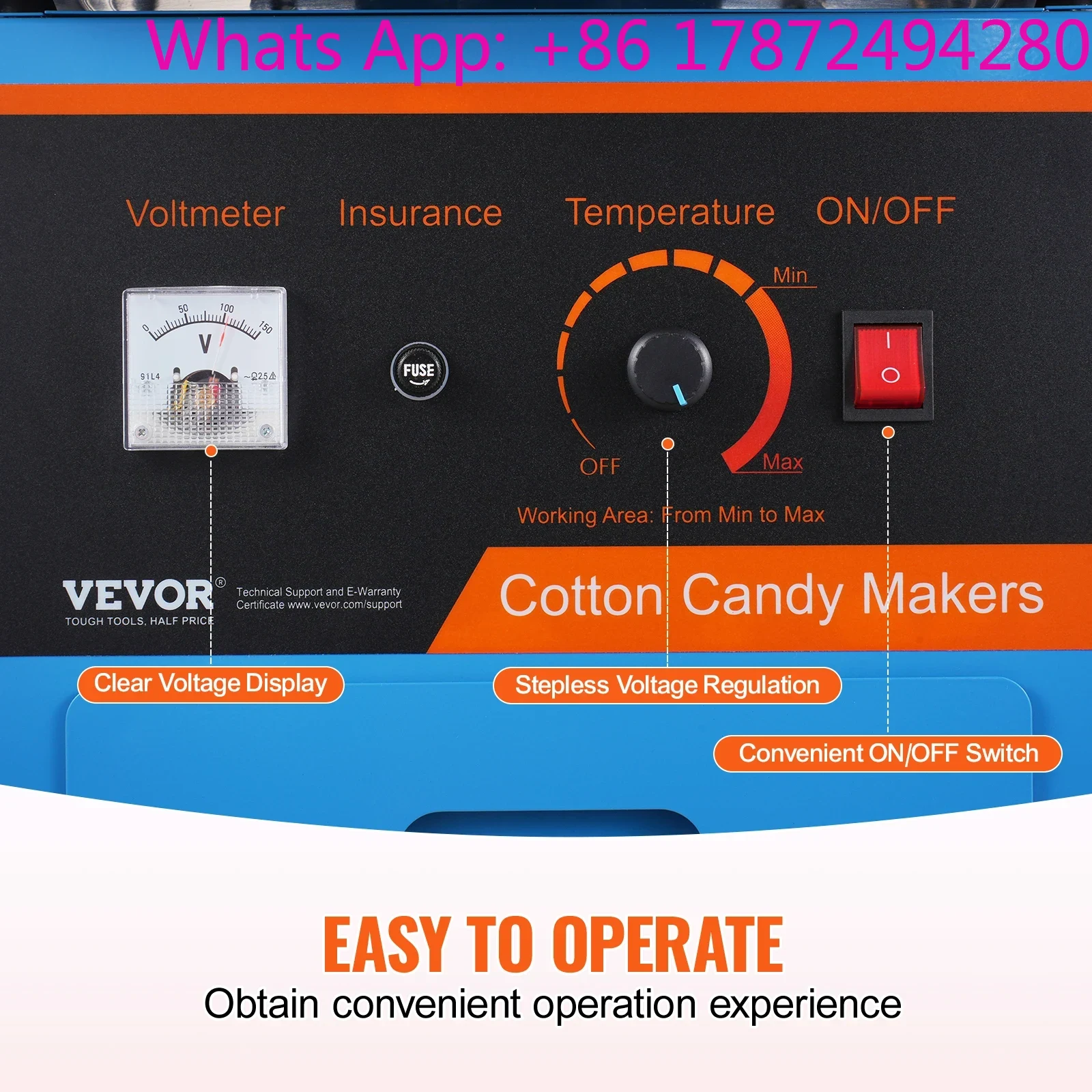 Máquina de Algodão Doce Elétri - Commercial Cotton Candy Cart avaliação e preço