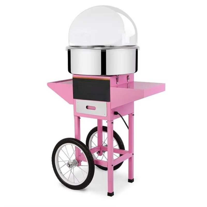 Nova máquina de algodão-doce c - Commercial Cotton Candy Cart avaliação e preço