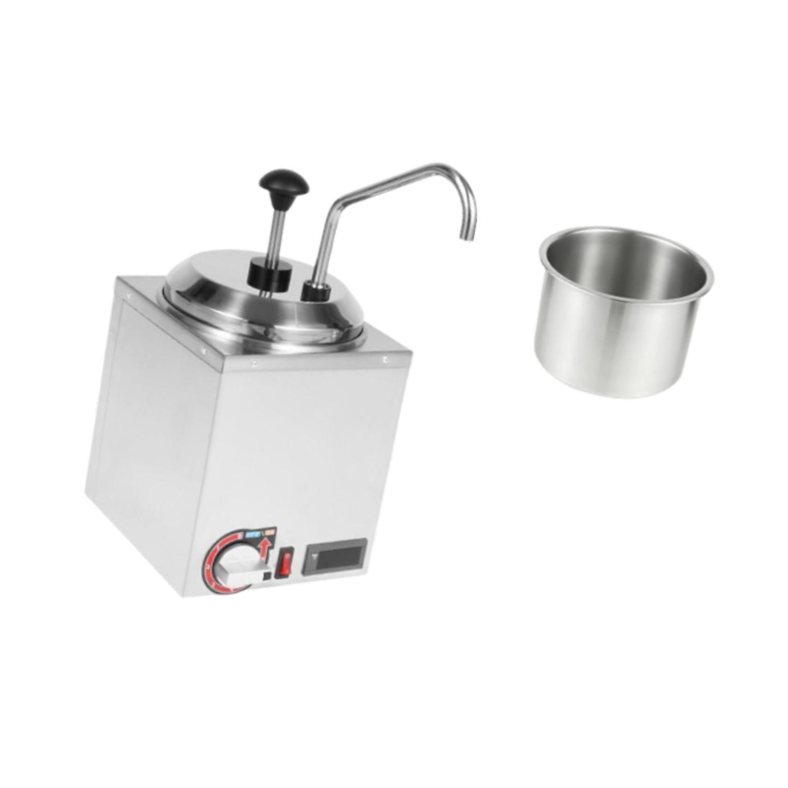 Dispensador Elétrico de Queijo - Commercial Nacho Cheese Warmer Dispenser avaliação e preço