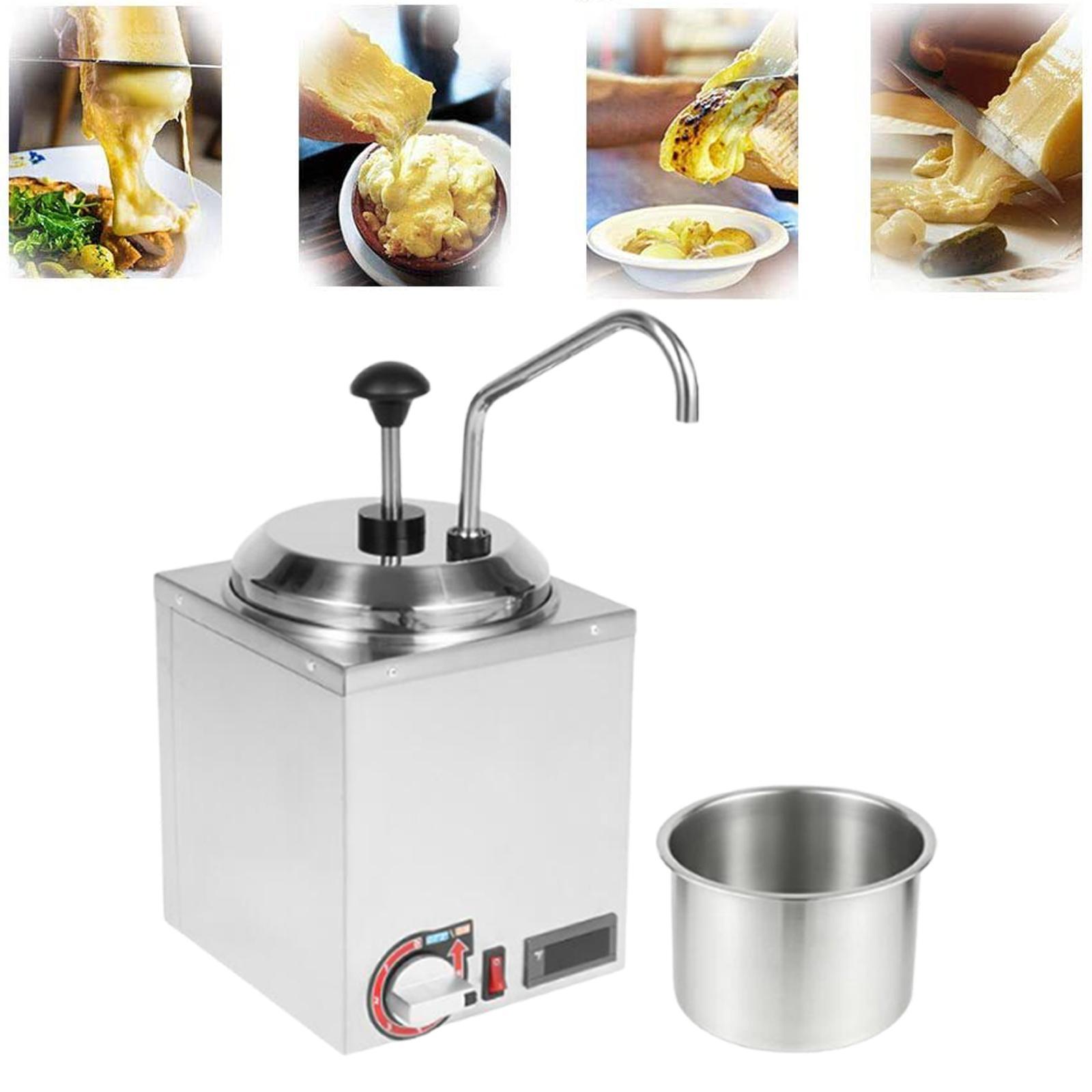 Dispensador Elétrico de Queijo - Commercial Nacho Cheese Warmer Dispenser avaliação e preço
