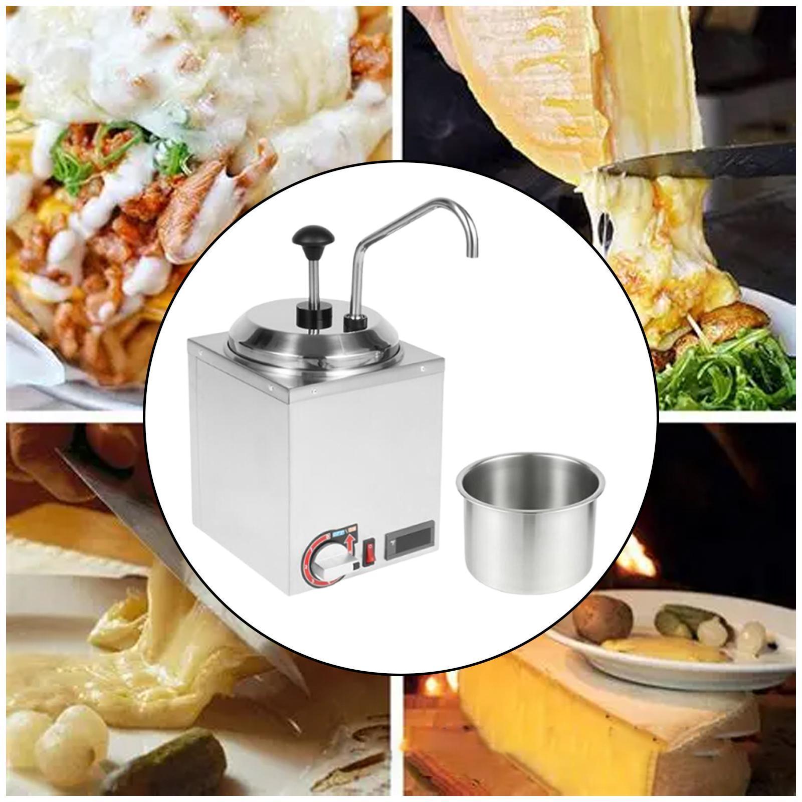 Dispensador Elétrico de Queijo - Commercial Nacho Cheese Warmer Dispenser avaliação e preço