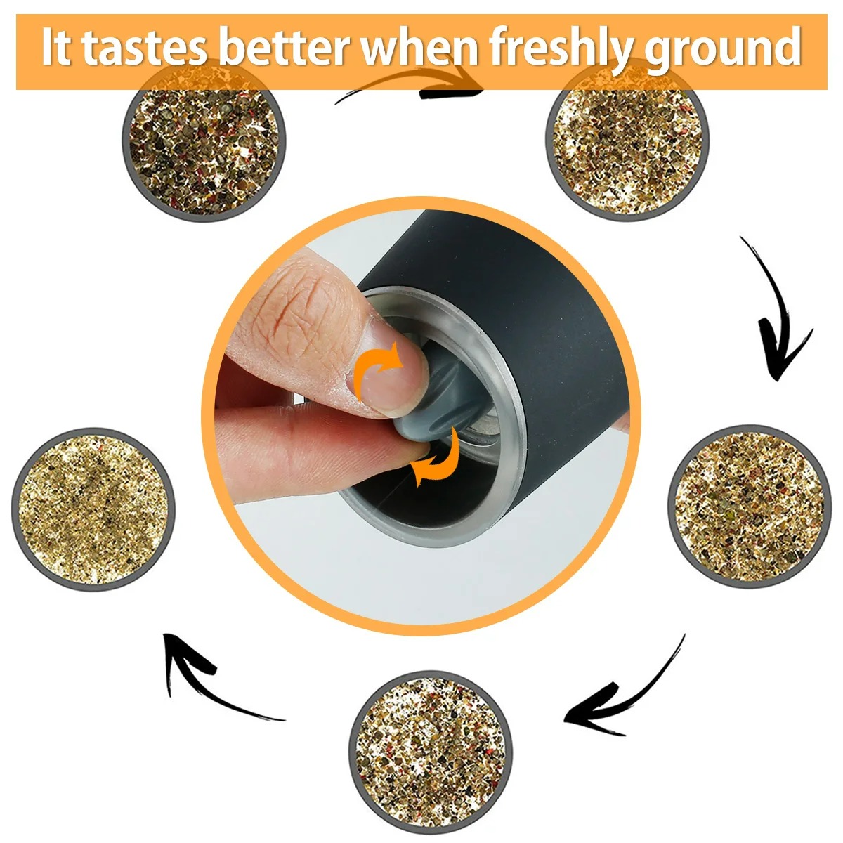 Moedor de pimenta elétrico de  - Popcorn Seasoning Salt Butter avaliação e preço