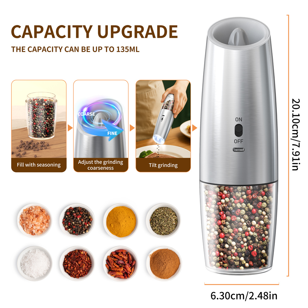 Conjunto de moedor elétrico de - Popcorn Seasoning Salt Butter avaliação e preço