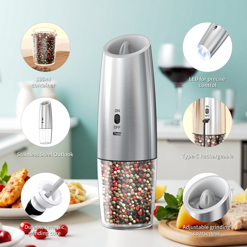 Conjunto de moedor elétrico de - Popcorn Seasoning Salt Butter avaliação e preço