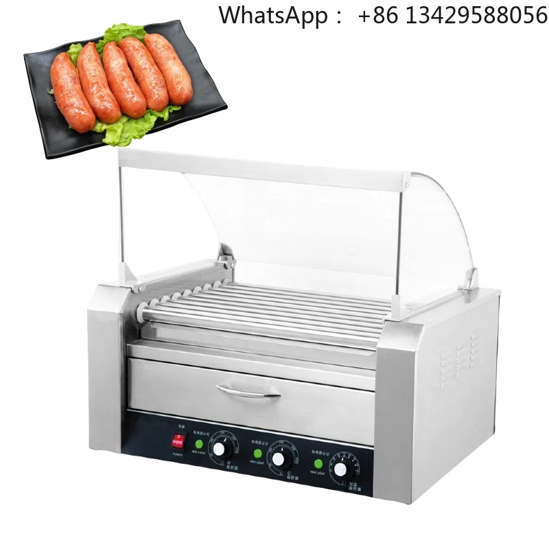 Máquina Comercial de Hot Dog c - Hot Dog Roller Grill Commercial avaliação e preço