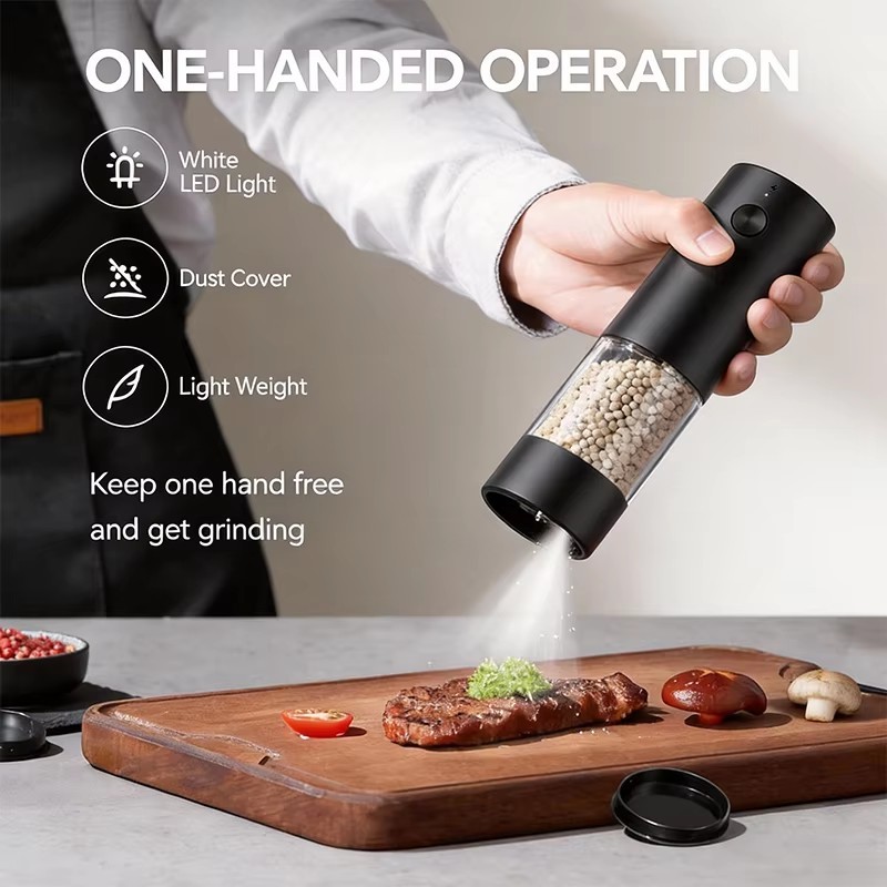 Moedor de pimenta automático r - Popcorn Seasoning Salt Butter avaliação e preço