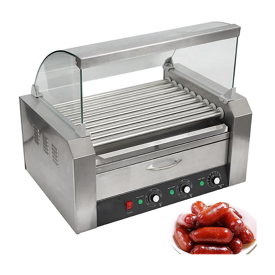 Grelhador de Rolos para Hot Do - Hot Dog Roller Grill Commercial avaliação e preço