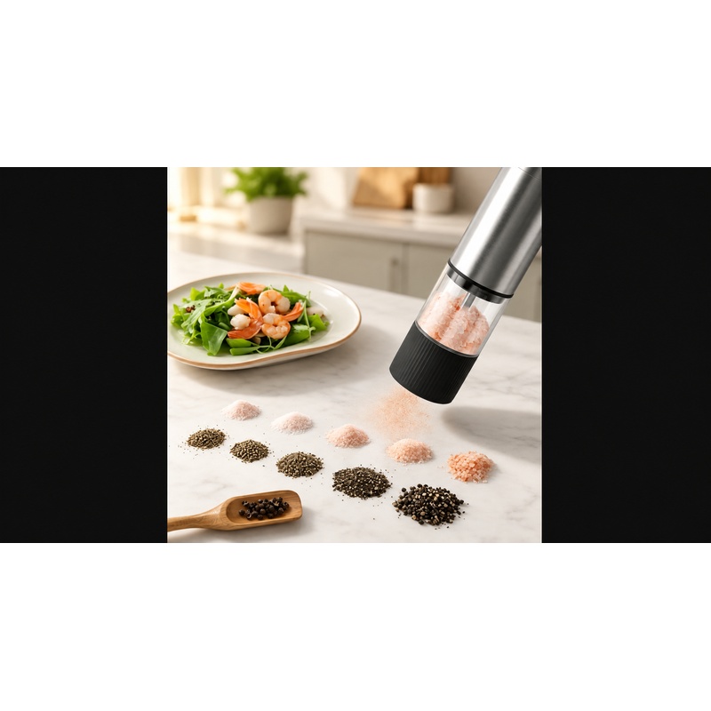 Moedor elétrico de sal e pimen - Popcorn Seasoning Salt Butter avaliação e preço