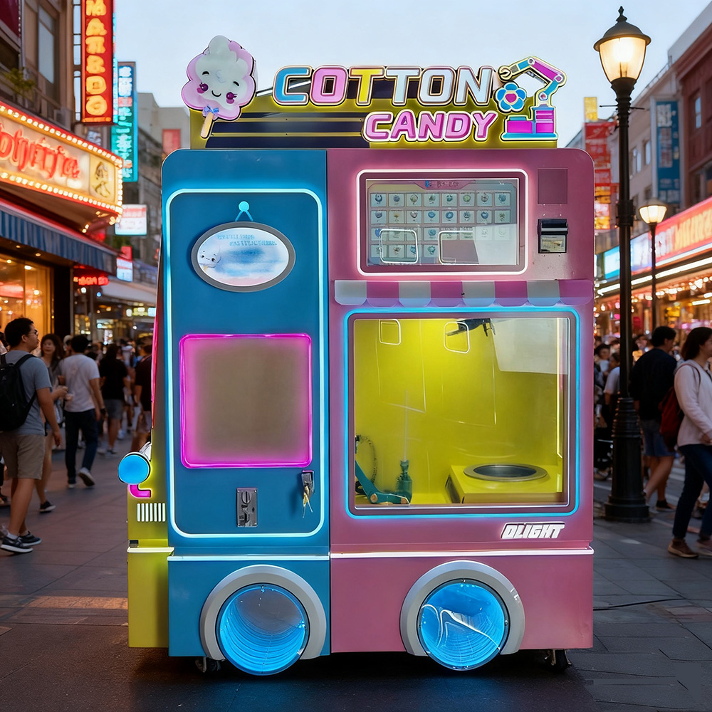 Carrinho Robô Automático Comer - Commercial Cotton Candy Cart avaliação e preço