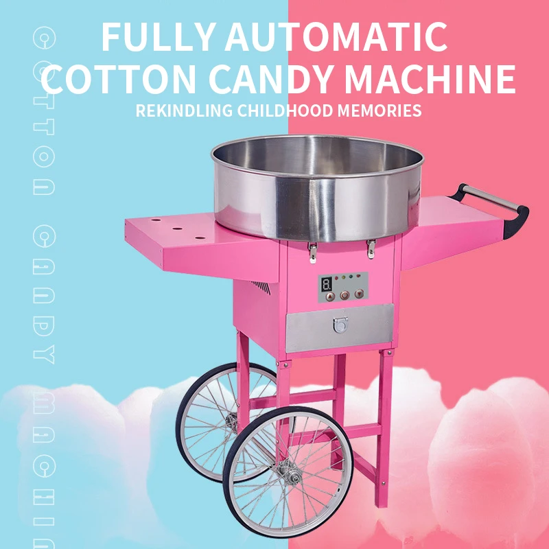 Máquina elétrica comercial ver - Commercial Cotton Candy Cart avaliação e preço
