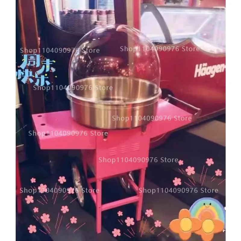 Máquina de Algodão Doce Elétri - Commercial Cotton Candy Cart avaliação e preço