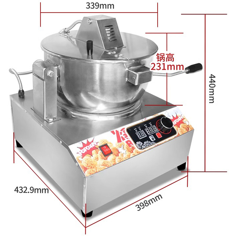 Máquina comercial de pipoca mo - Commercial Popcorn Maker 16Oz avaliação e preço