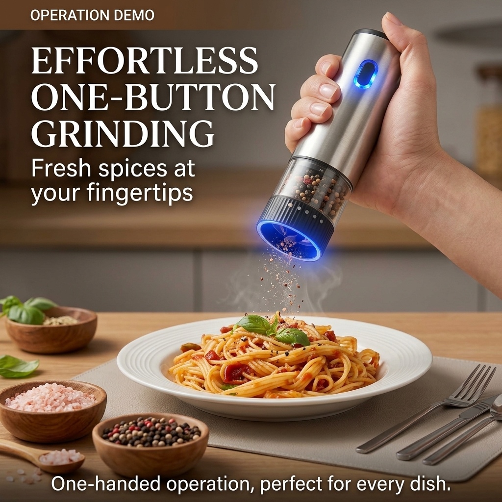 Moedor elétrico de sal e pimen - Popcorn Seasoning Salt Butter avaliação e preço