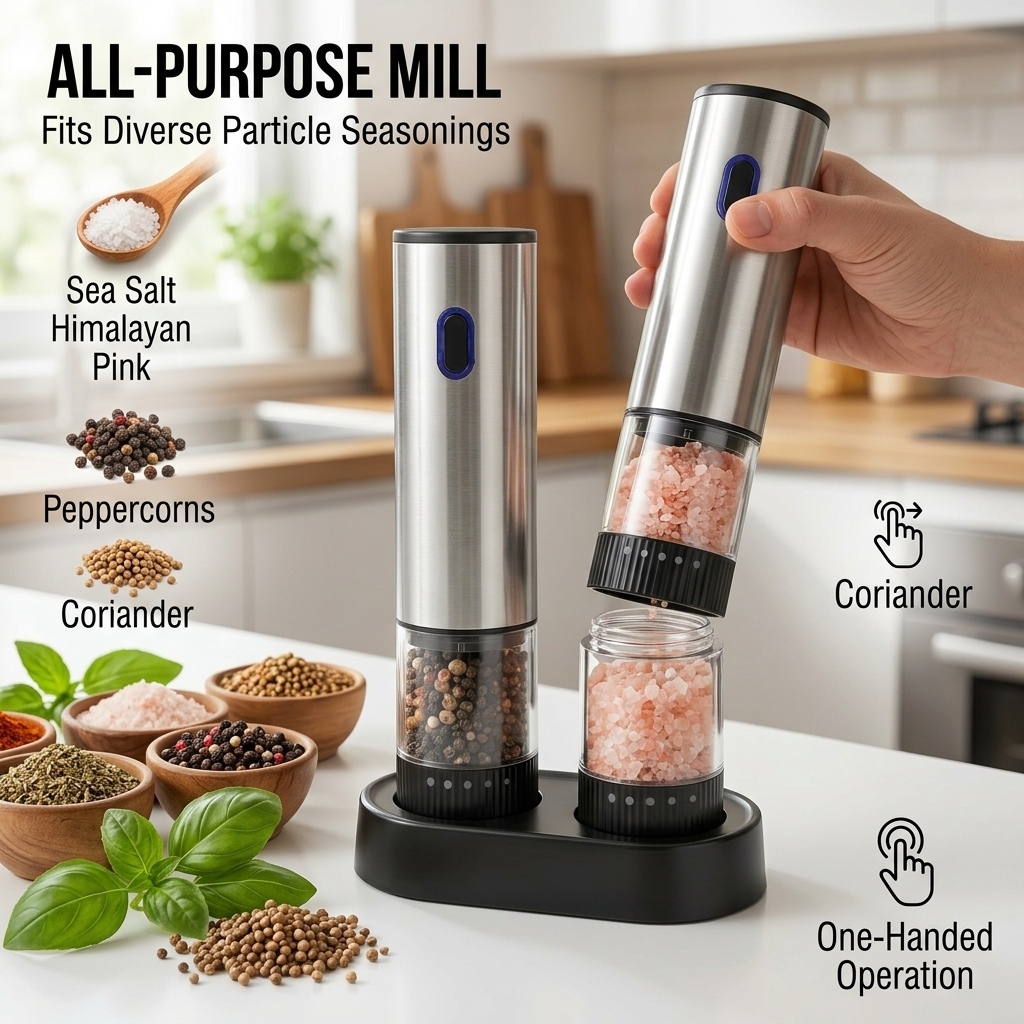 Moedor elétrico de sal e pimen - Popcorn Seasoning Salt Butter avaliação e preço