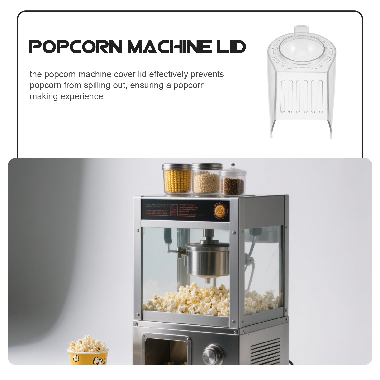 Tampa de proteção para máquina - Popcorn Machine Kettle Replacement avaliação e preço