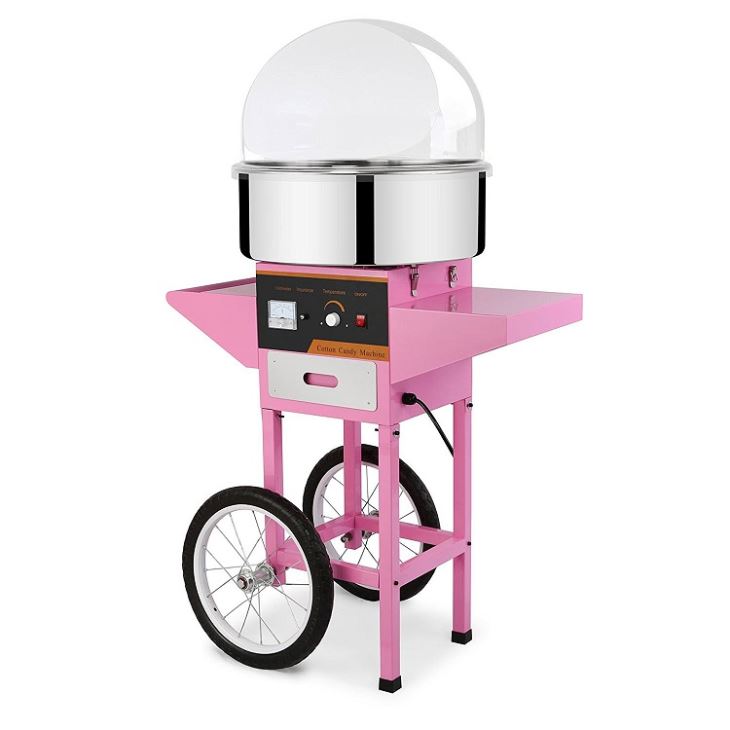 Máquina de Algodão Doce Comerc - Commercial Cotton Candy Cart avaliação e preço