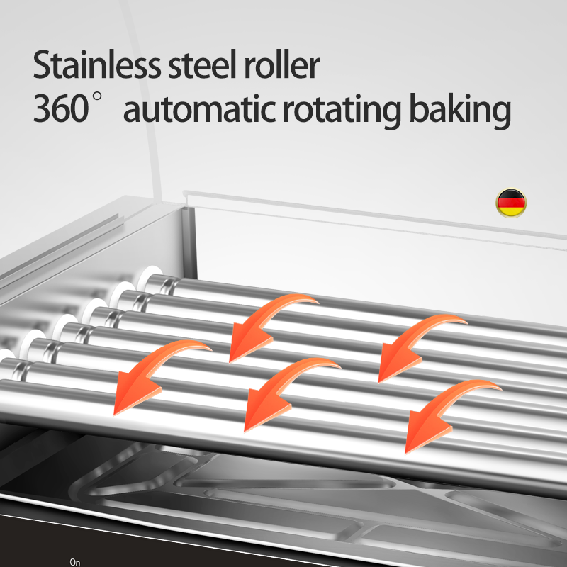Máquina Comercial de Hot Dog c - Hot Dog Roller Grill Commercial avaliação e preço