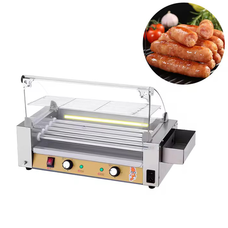 Máquina elétrica comercial par - Hot Dog Roller Grill Commercial avaliação e preço