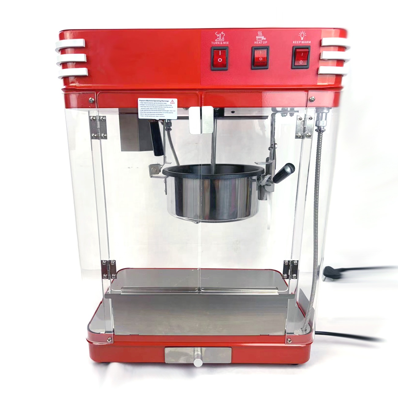 Máquina comercial de pipoca co - Commercial Popcorn Machine 8Oz Kettle avaliação e preço