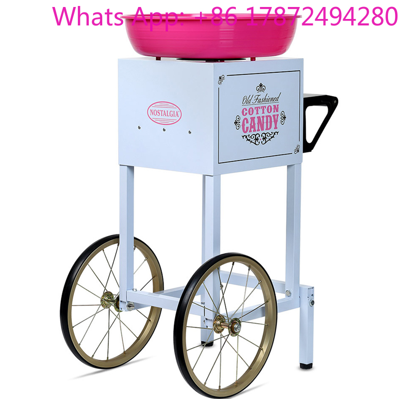 Máquina de Algodão Doce Elétri - Commercial Cotton Candy Cart avaliação e preço