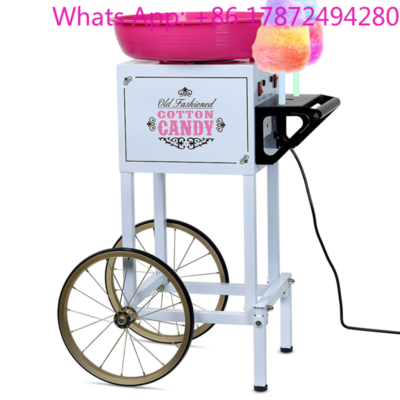 Máquina de Algodão Doce Elétri - Commercial Cotton Candy Cart avaliação e preço