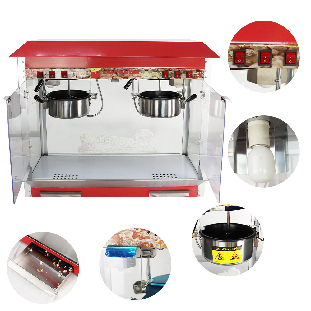 Máquina de Pipoca Elétrica Ind - Commercial Popcorn Maker 16Oz avaliação e preço