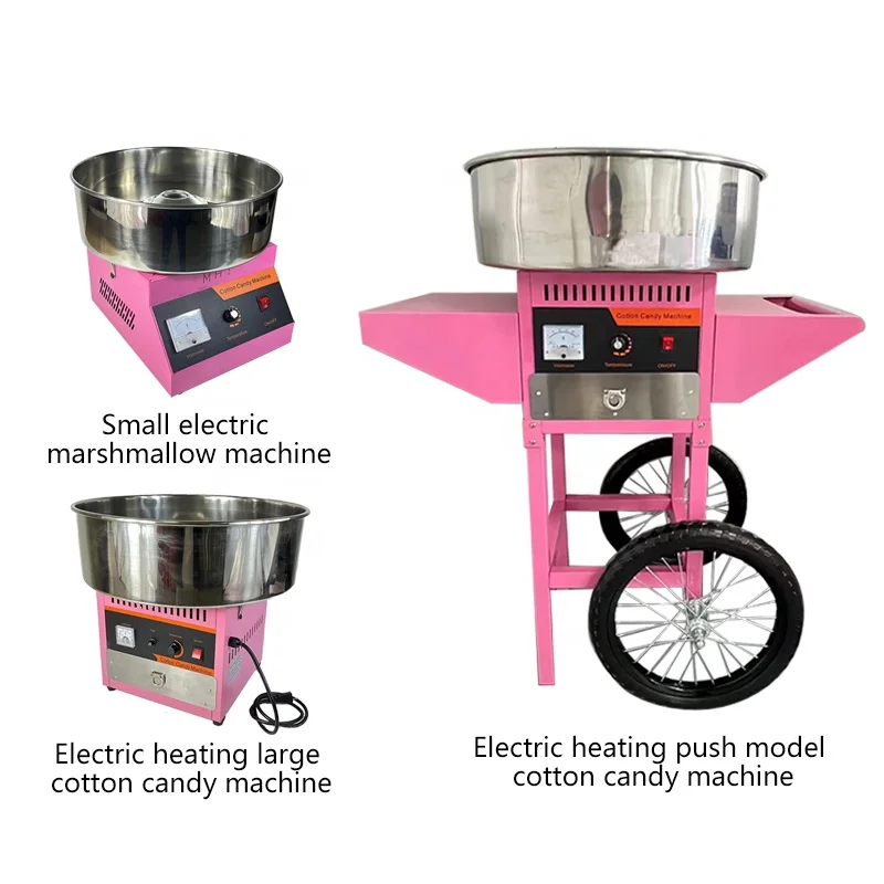 Máquina de Algodão Doce Comerc - Commercial Cotton Candy Cart avaliação e preço