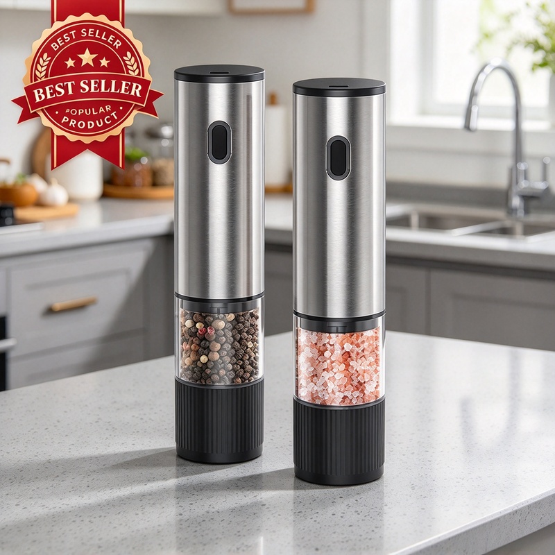 Moedor elétrico de sal e pimen - Popcorn Seasoning Salt Butter avaliação e preço