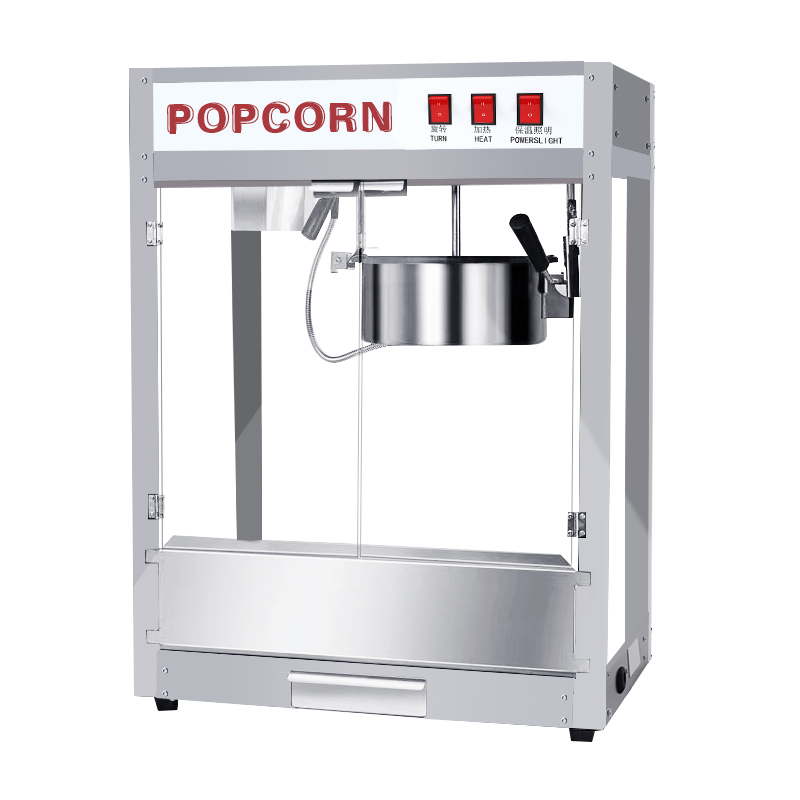 Máquina de pipoca com chaleira - Commercial Popcorn Machine 8Oz Kettle avaliação e preço