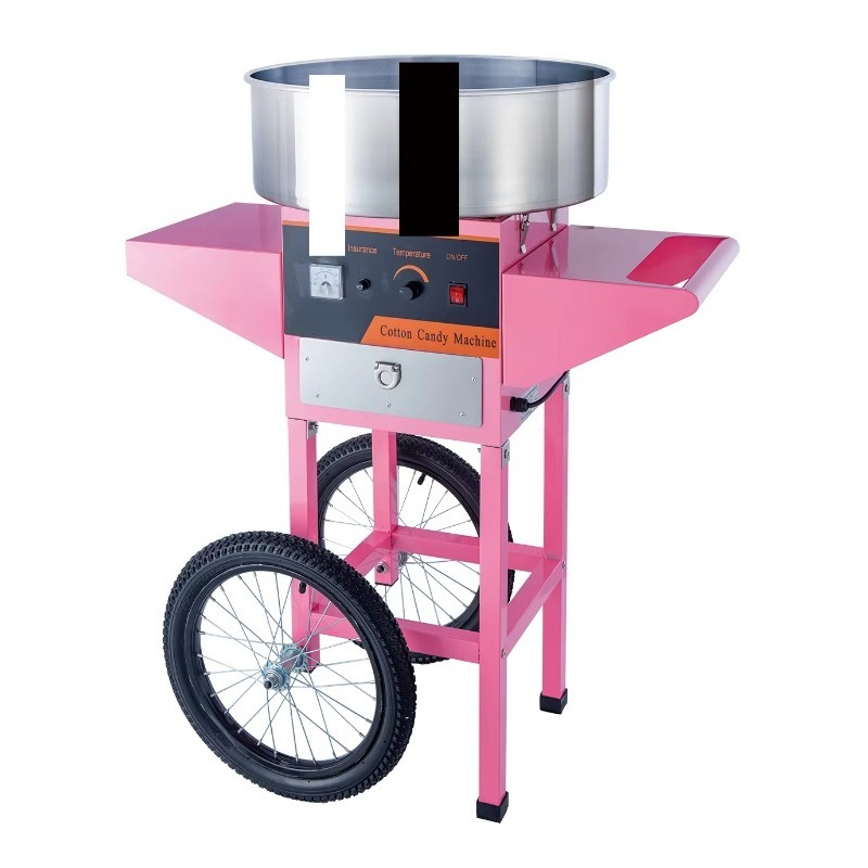Máquina de Algodão Doce com Ca - Commercial Cotton Candy Cart avaliação e preço