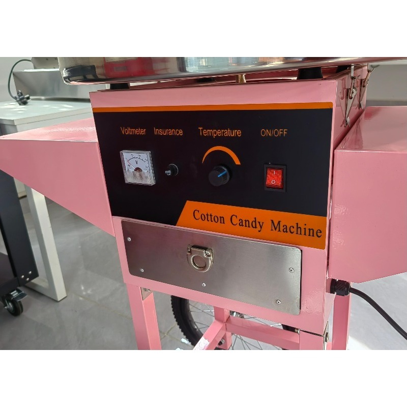 Máquina de Algodão Doce com Ca - Commercial Cotton Candy Cart avaliação e preço