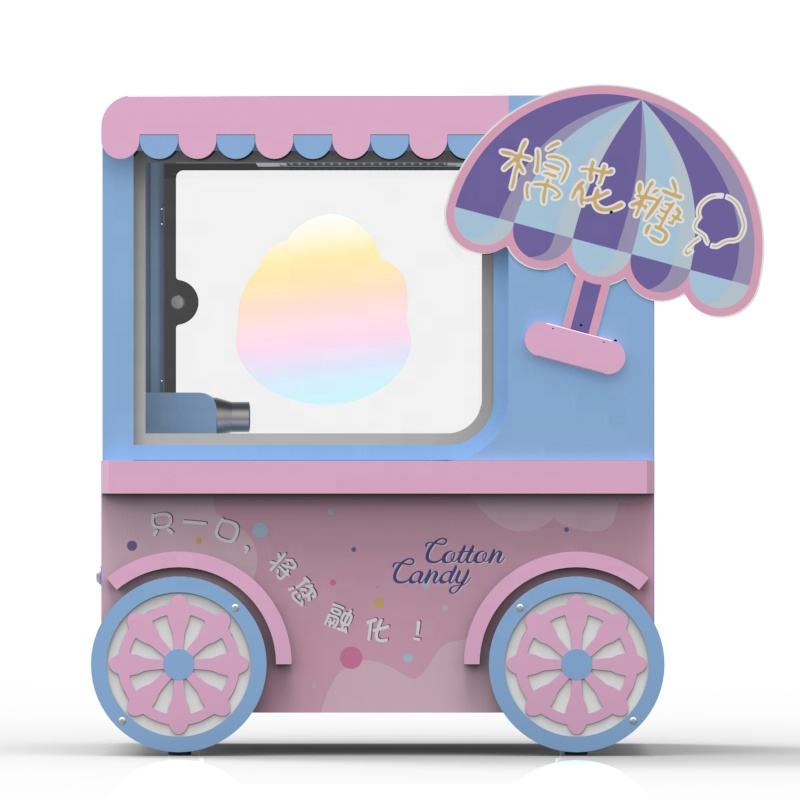 Máquina de Algodão Doce Comerc - Commercial Cotton Candy Cart avaliação e preço