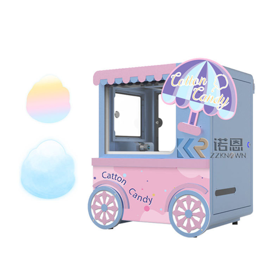 Máquina de Algodão Doce Comerc - Commercial Cotton Candy Cart avaliação e preço