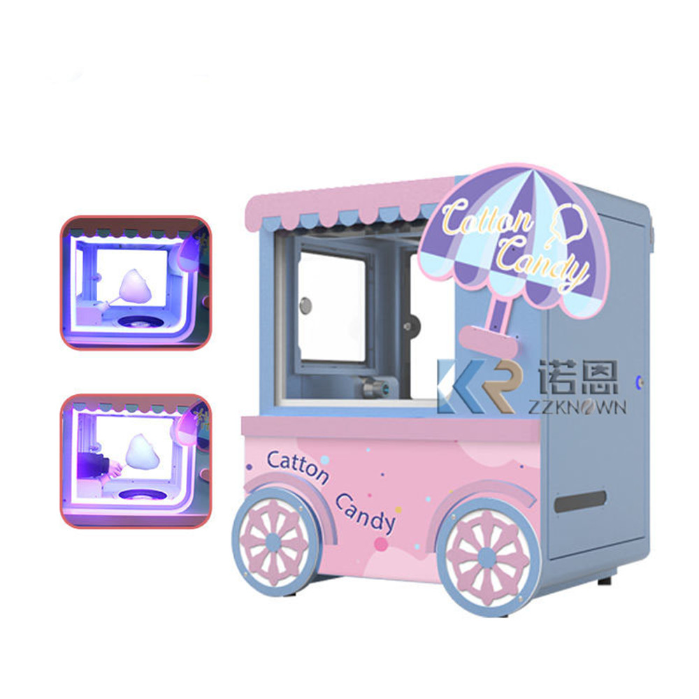 Máquina de Algodão Doce Comerc - Commercial Cotton Candy Cart avaliação e preço