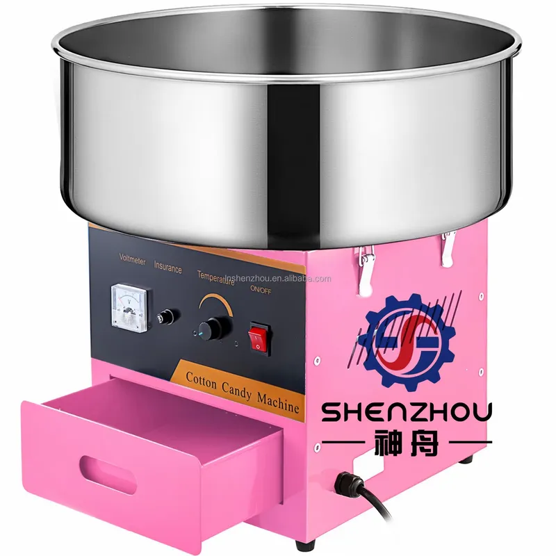 Máquina de Algodão Doce Elétri - Commercial Cotton Candy Cart avaliação e preço