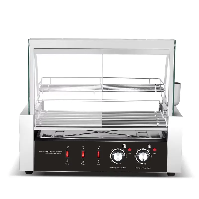 2026 Máquina de Grelhar Salsic - Hot Dog Roller Grill Commercial avaliação e preço