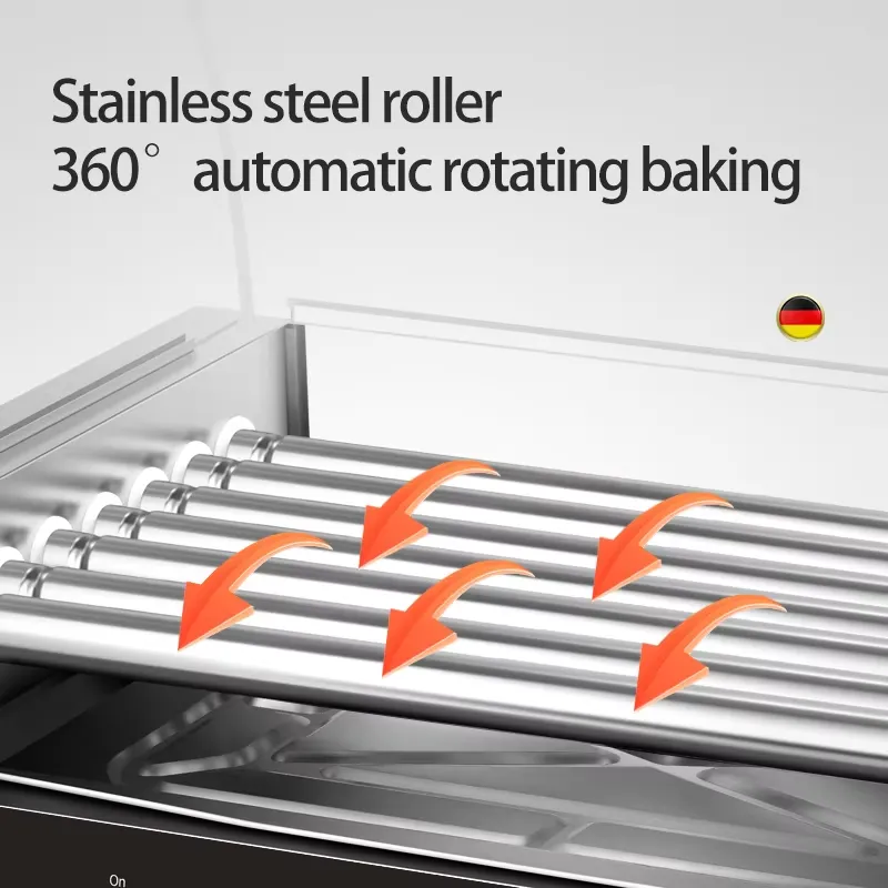 2026 Máquina de Grelhar Salsic - Hot Dog Roller Grill Commercial avaliação e preço