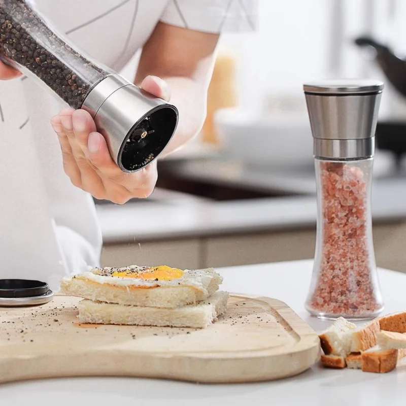 Moedor de pimenta 180/200ml, a - Popcorn Seasoning Salt Butter avaliação e preço