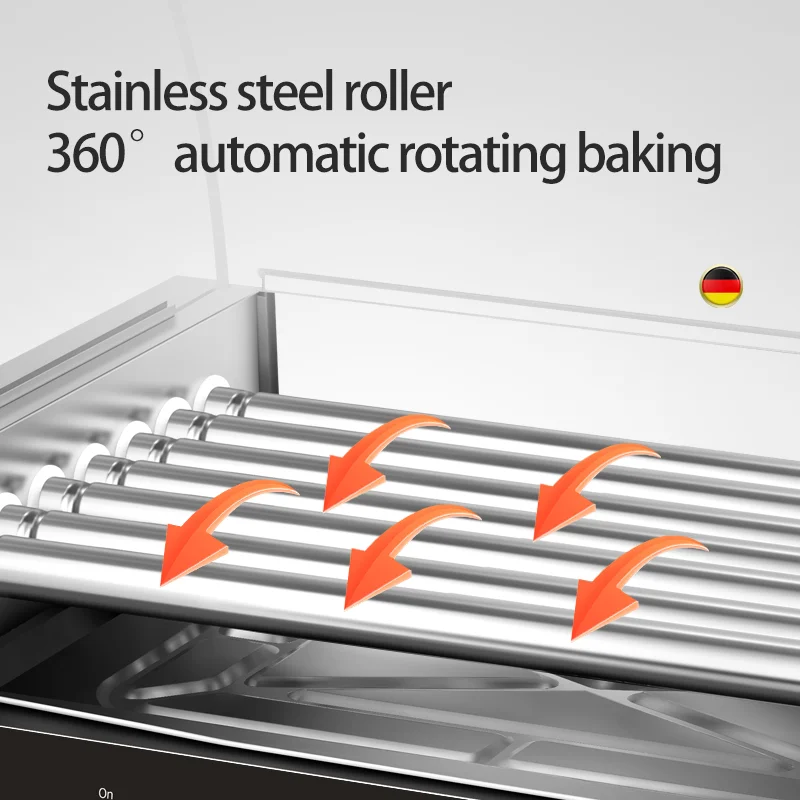 Máquina de Grelhar Salsichas E - Hot Dog Roller Grill Commercial avaliação e preço